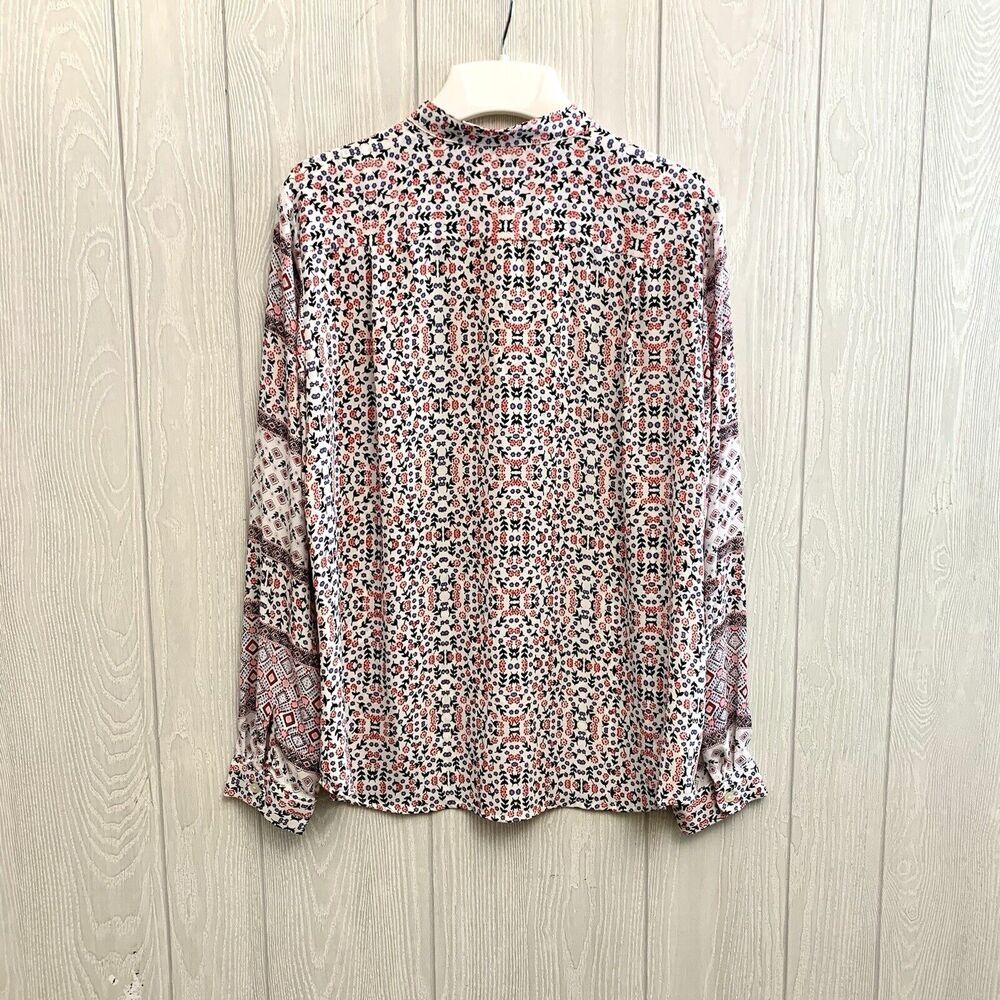 Loft Multicolor Patterned Blouse - image 5